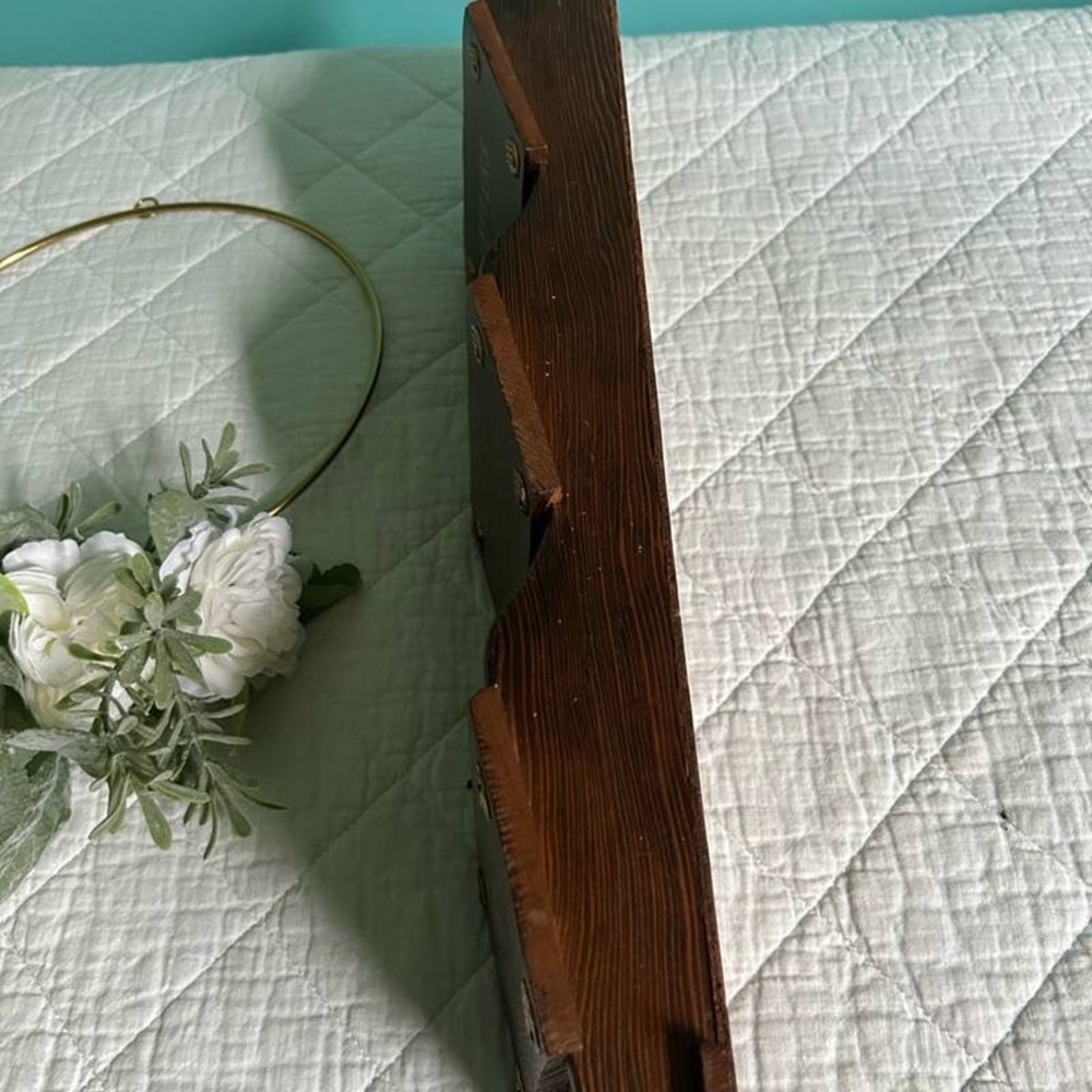 Rustic Brown Wooden Wall Accent